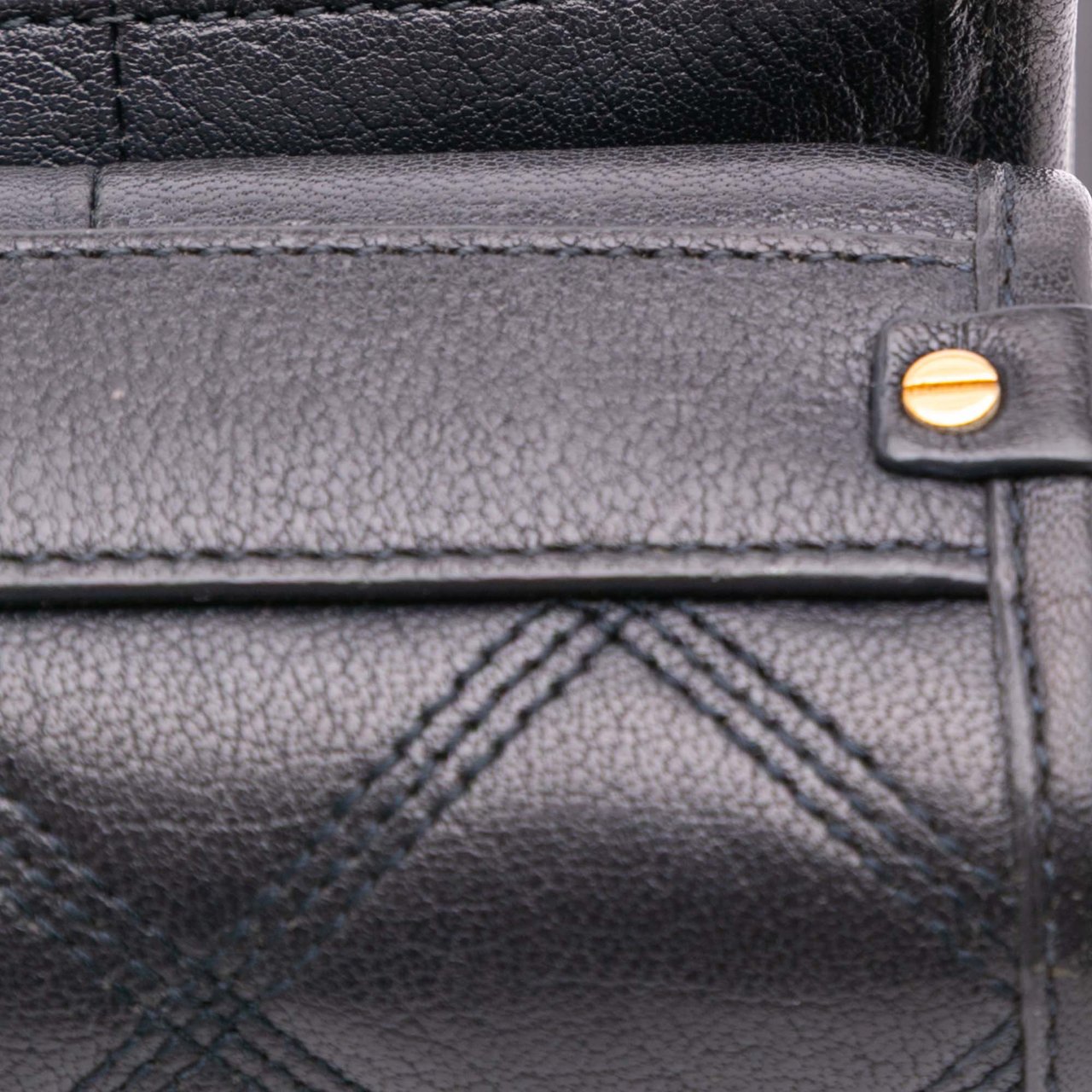 Saint Laurent Mini Quilted Lambskin Becky Chain Shoulder Bag Zwart