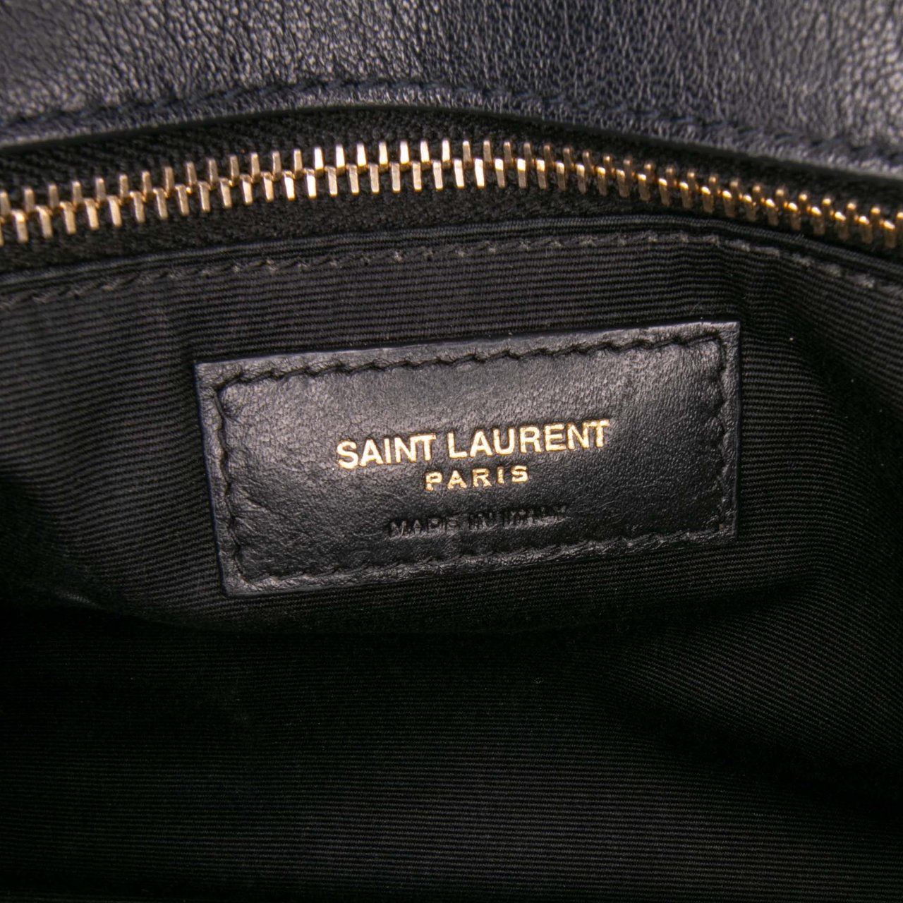 Saint Laurent Mini Quilted Lambskin Becky Chain Shoulder Bag Zwart