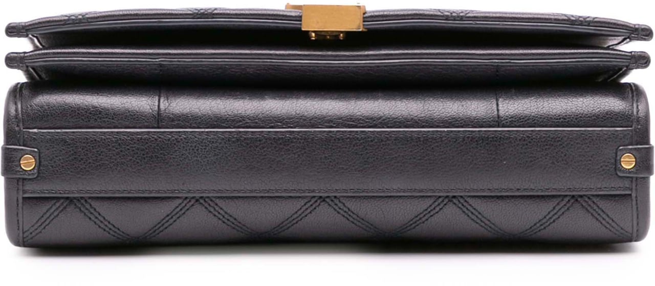 Saint Laurent Mini Quilted Lambskin Becky Chain Shoulder Bag Zwart