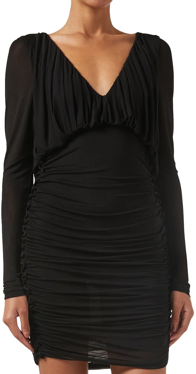 Saint Laurent Mini Draped Dress Divers