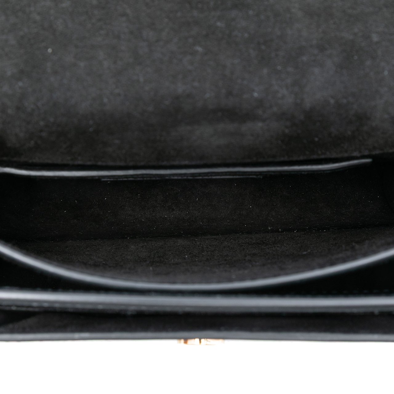 Saint Laurent Small Patent Monogram Sunset Crossbody Zwart