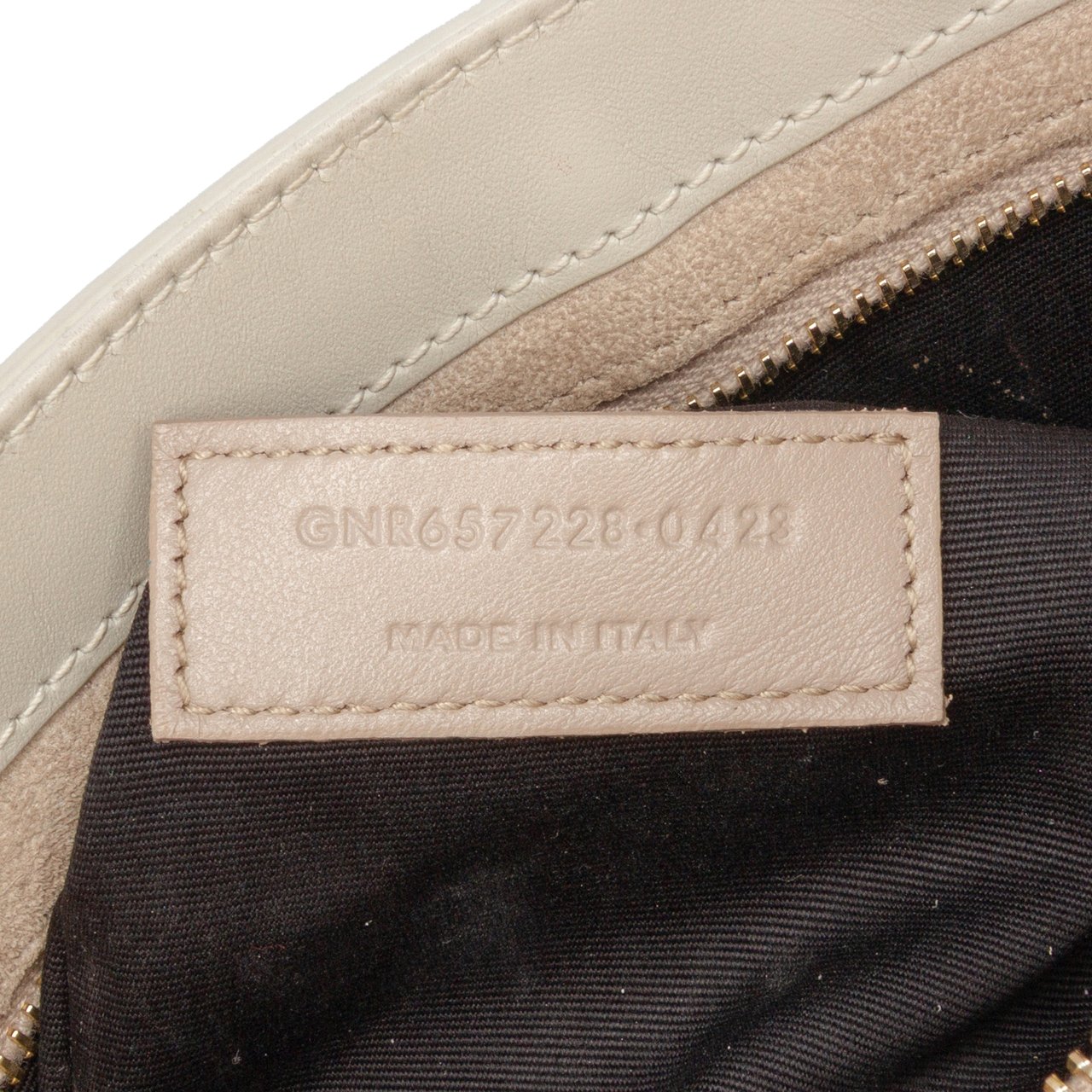 Saint Laurent Smooth Leather Le 5 a 7 Hobo Wit