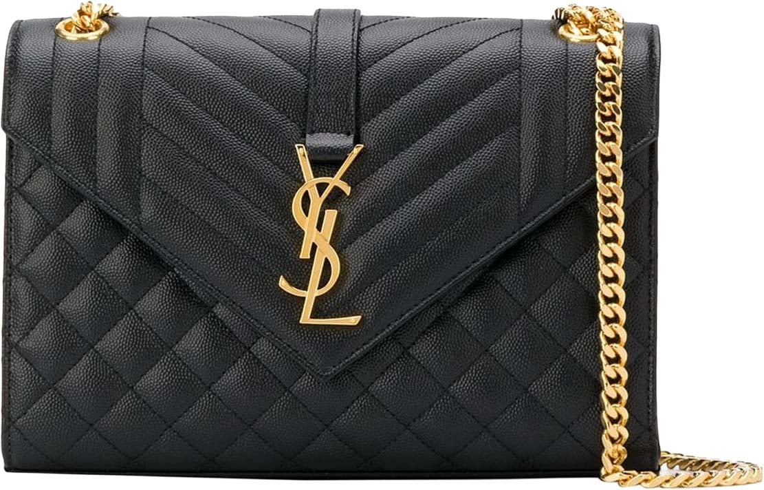 Saint Laurent Envelope Medium Bag Zwart