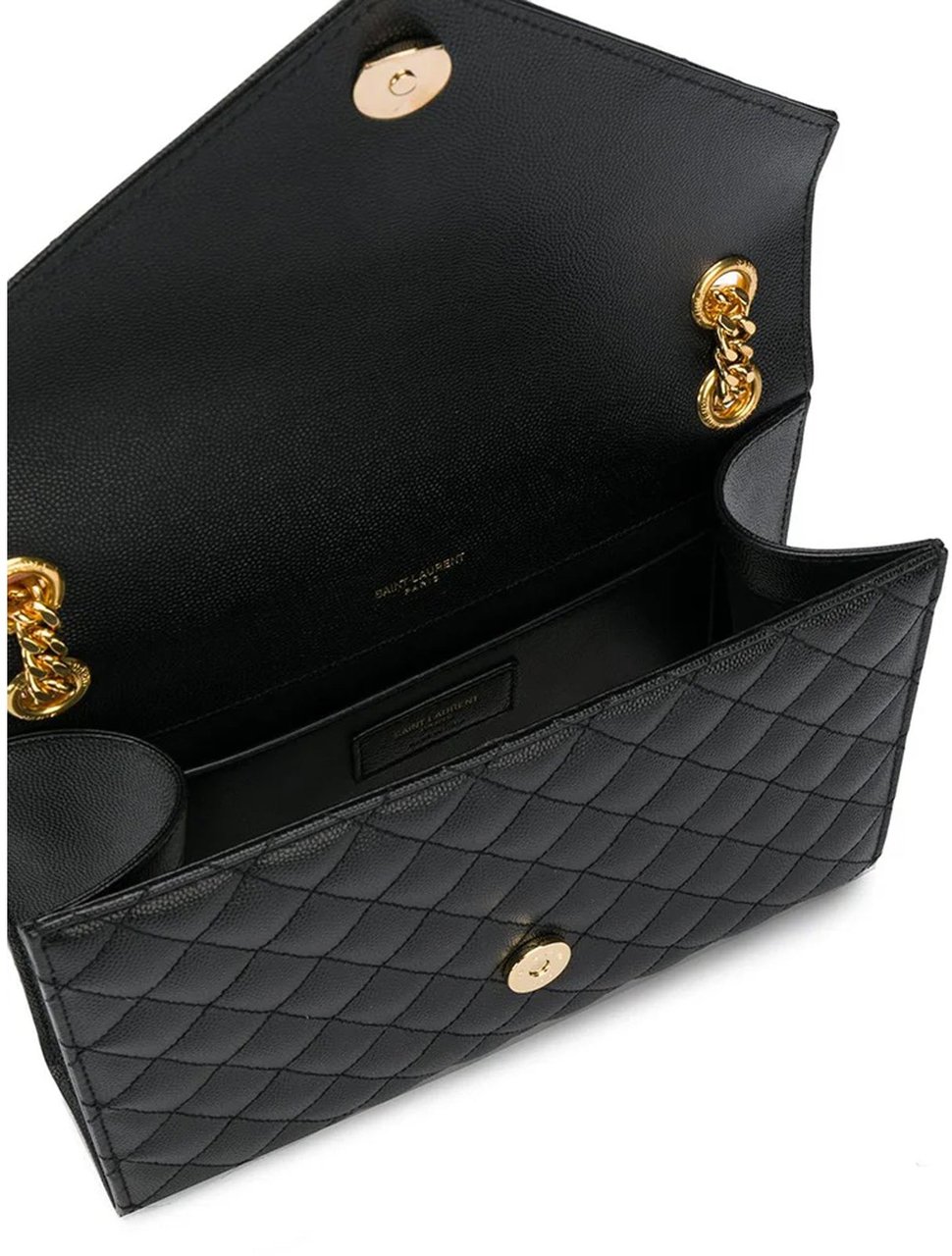 Saint Laurent Envelope Medium Bag Zwart
