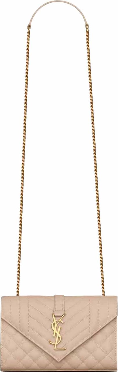 Saint Laurent Saint Laurent Envelope Small Bag Beige