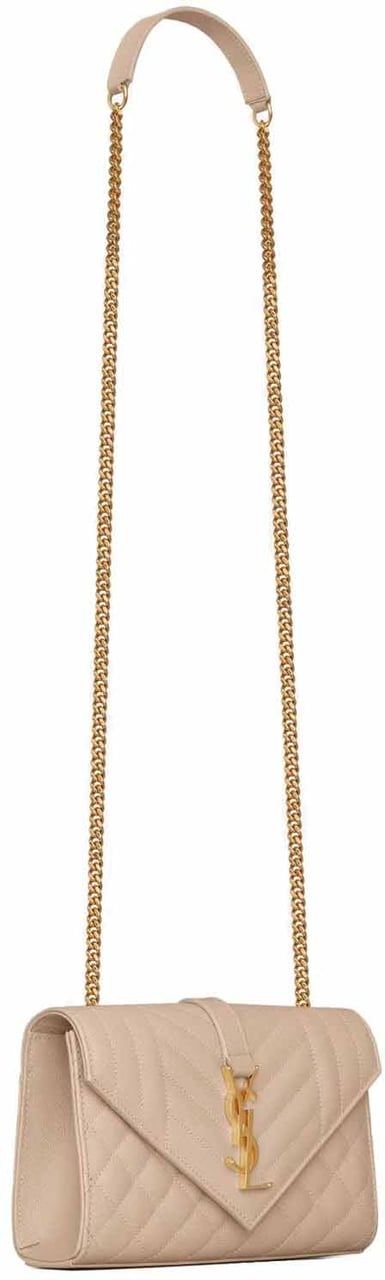 Saint Laurent Saint Laurent Envelope Small Bag Beige