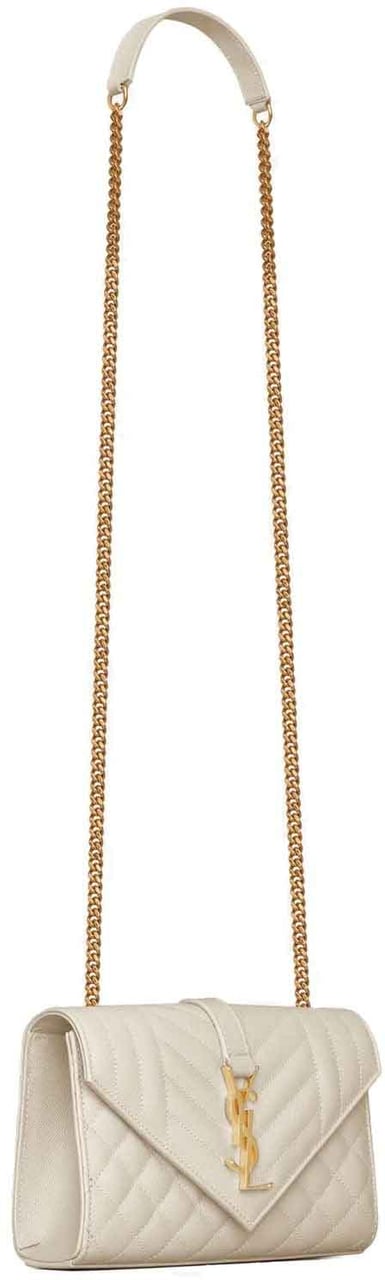 Saint Laurent Saint Laurent Envelope Small Bag Beige