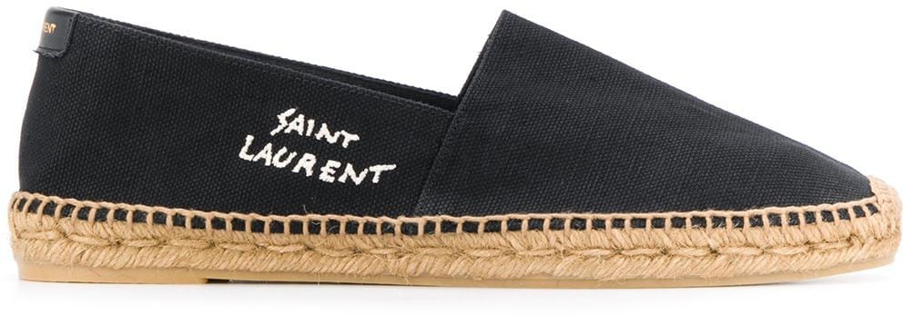 Saint Laurent Flat Shoes Black Zwart