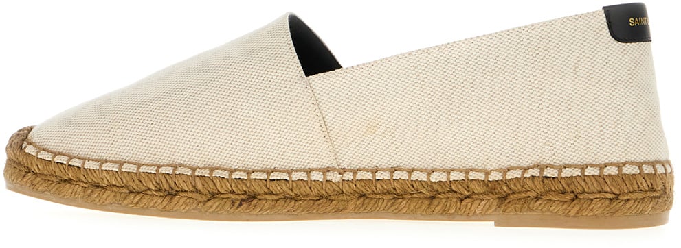 Saint Laurent Saint Laurent Sand canvas espadrilles Neutraal