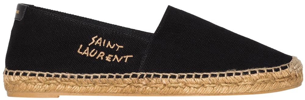 Saint Laurent Flat Shoes Black Zwart