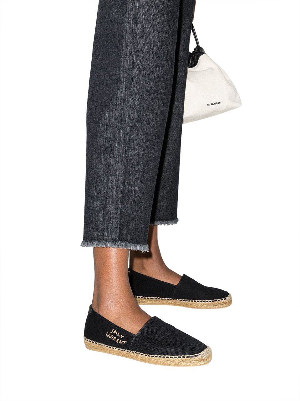 Saint Laurent Flat Shoes Black Zwart