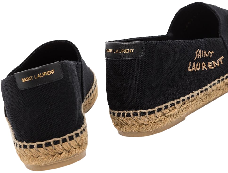 Saint Laurent Flat Shoes Black Zwart