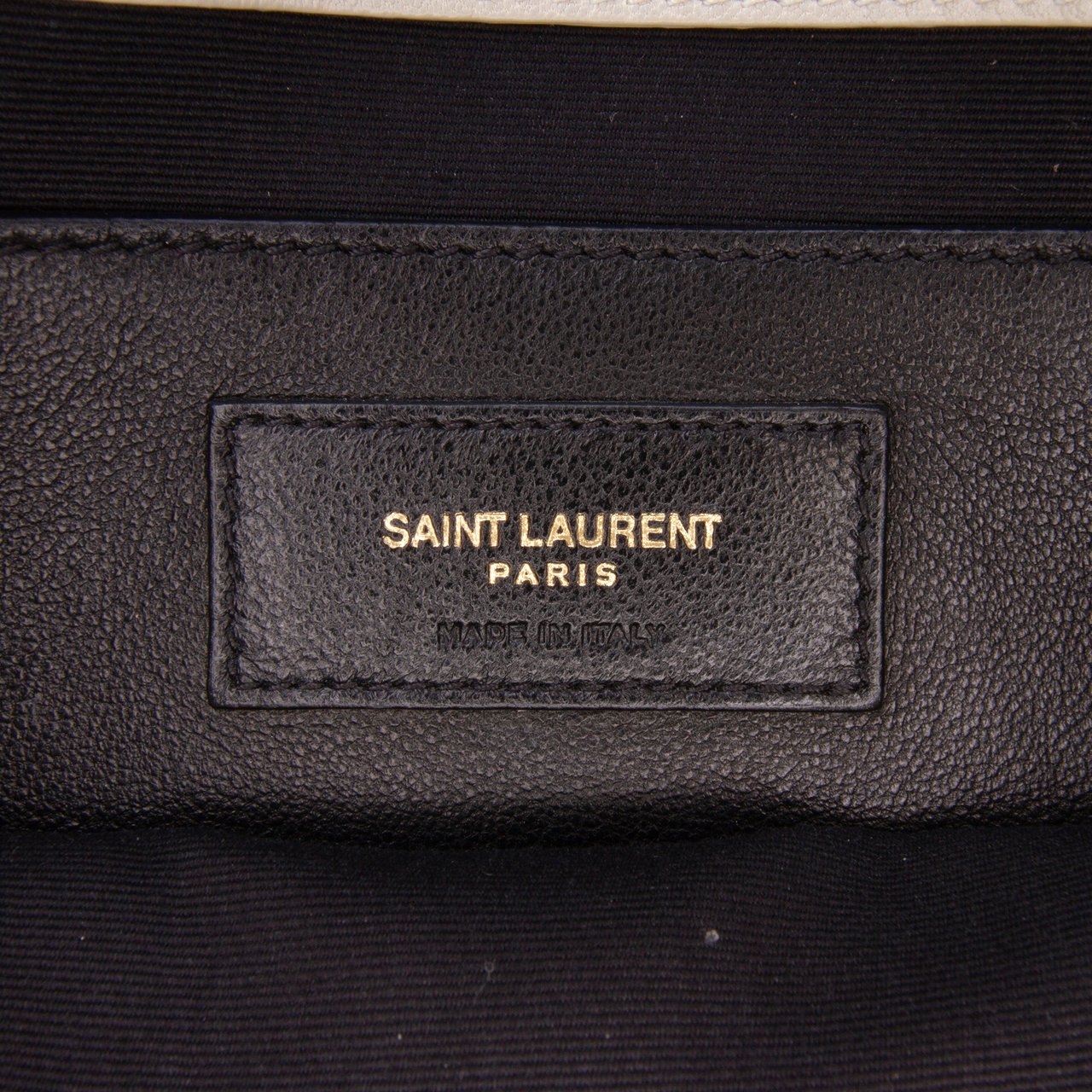 Saint Laurent Small Quilted Lambskin Becky Chain Shoulder Bag Wit