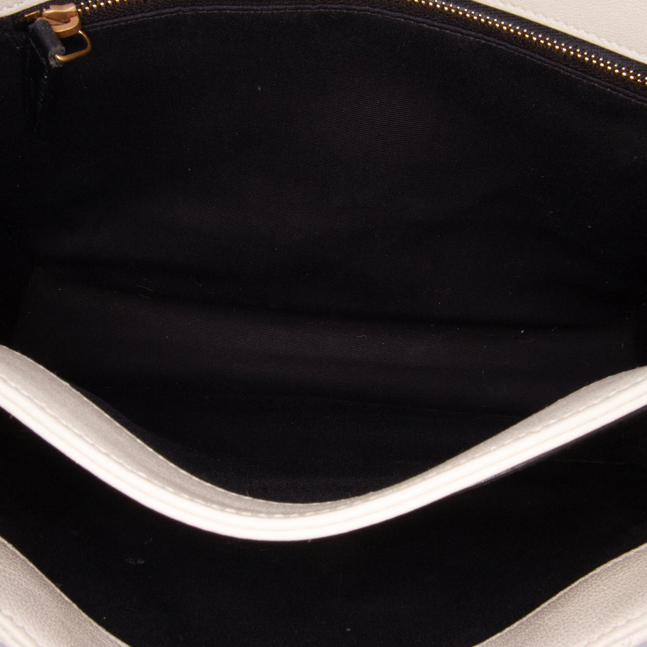 Saint Laurent Small Quilted Lambskin Becky Chain Shoulder Bag Wit
