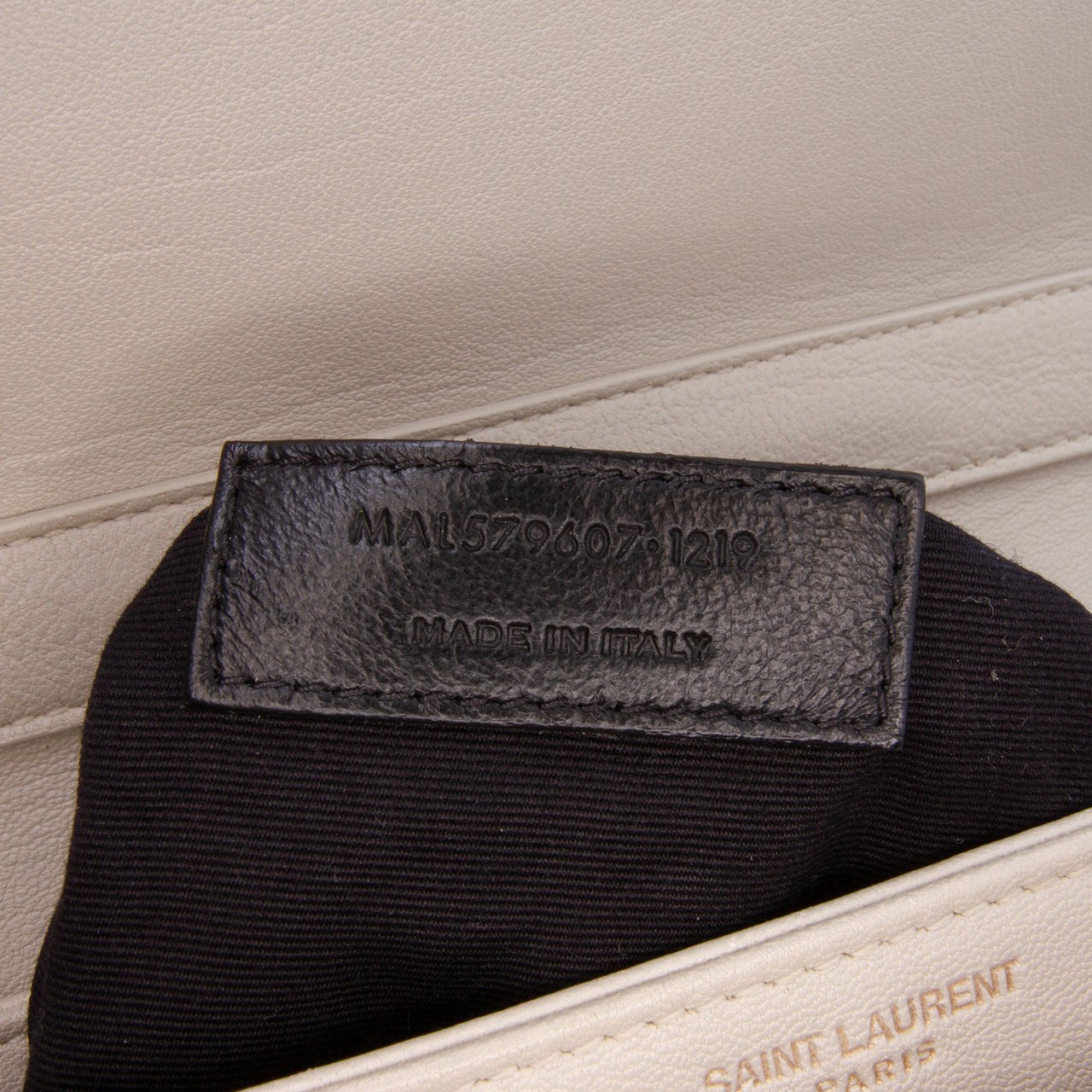 Saint Laurent Small Quilted Lambskin Becky Chain Shoulder Bag Wit