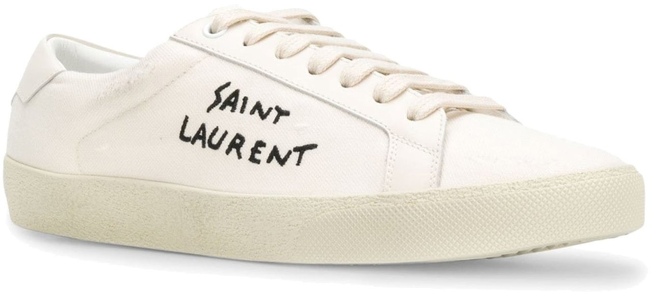 Saint Laurent Saint Laurent Court Classic Sneakers Wit
