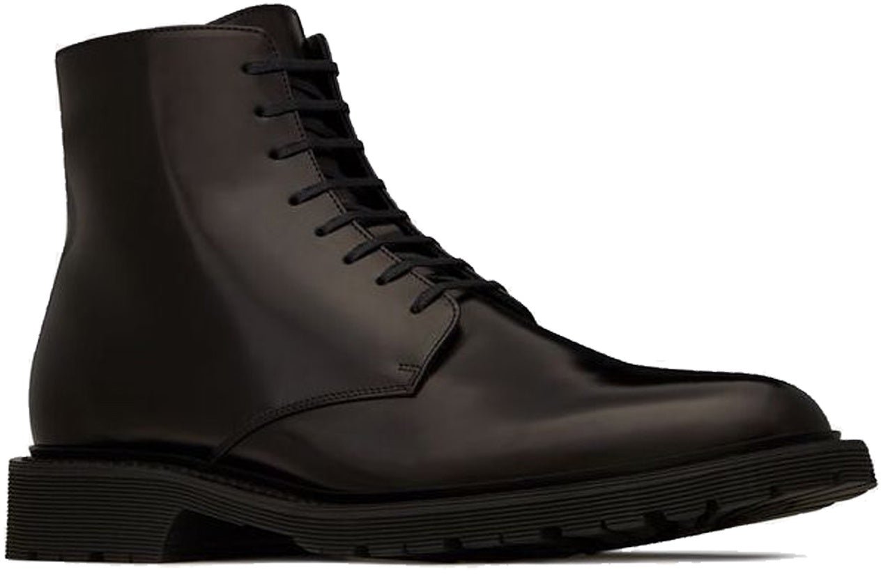 Saint Laurent Saint Laurent Army Leather Boots Zwart