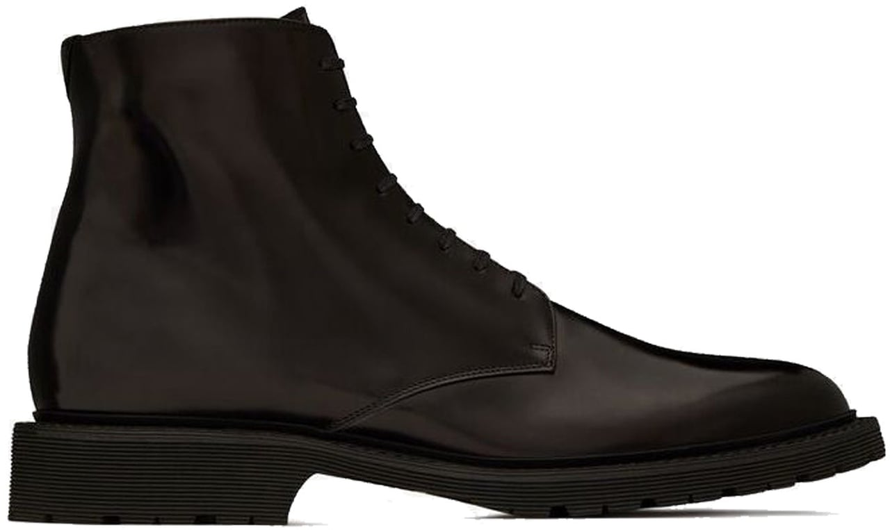 Saint Laurent Saint Laurent Army Leather Boots Zwart