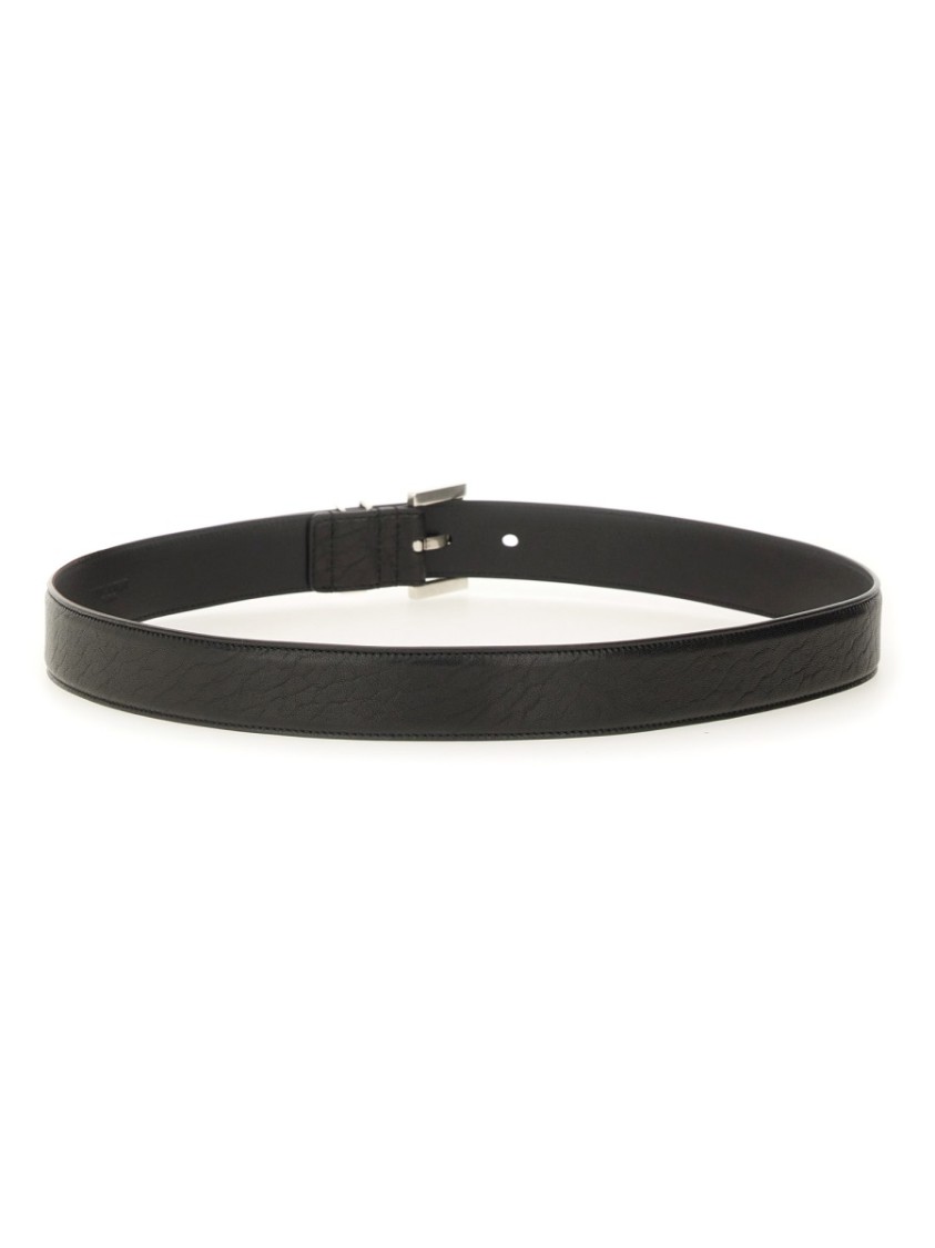 Saint Laurent "Cassandre" Belt Zwart