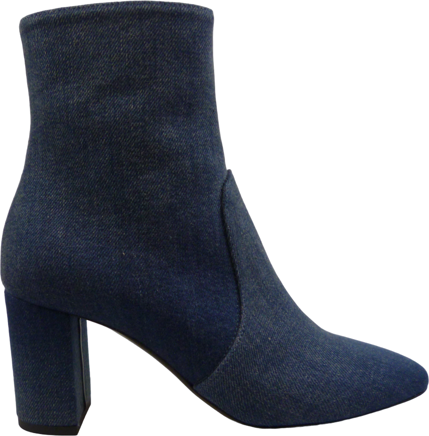 Saint Laurent Stivaletti in Denim Blu Blauw