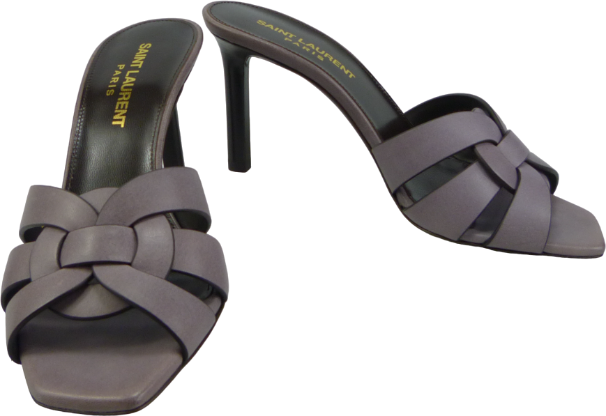 Saint Laurent Sandalo mules viola Paars