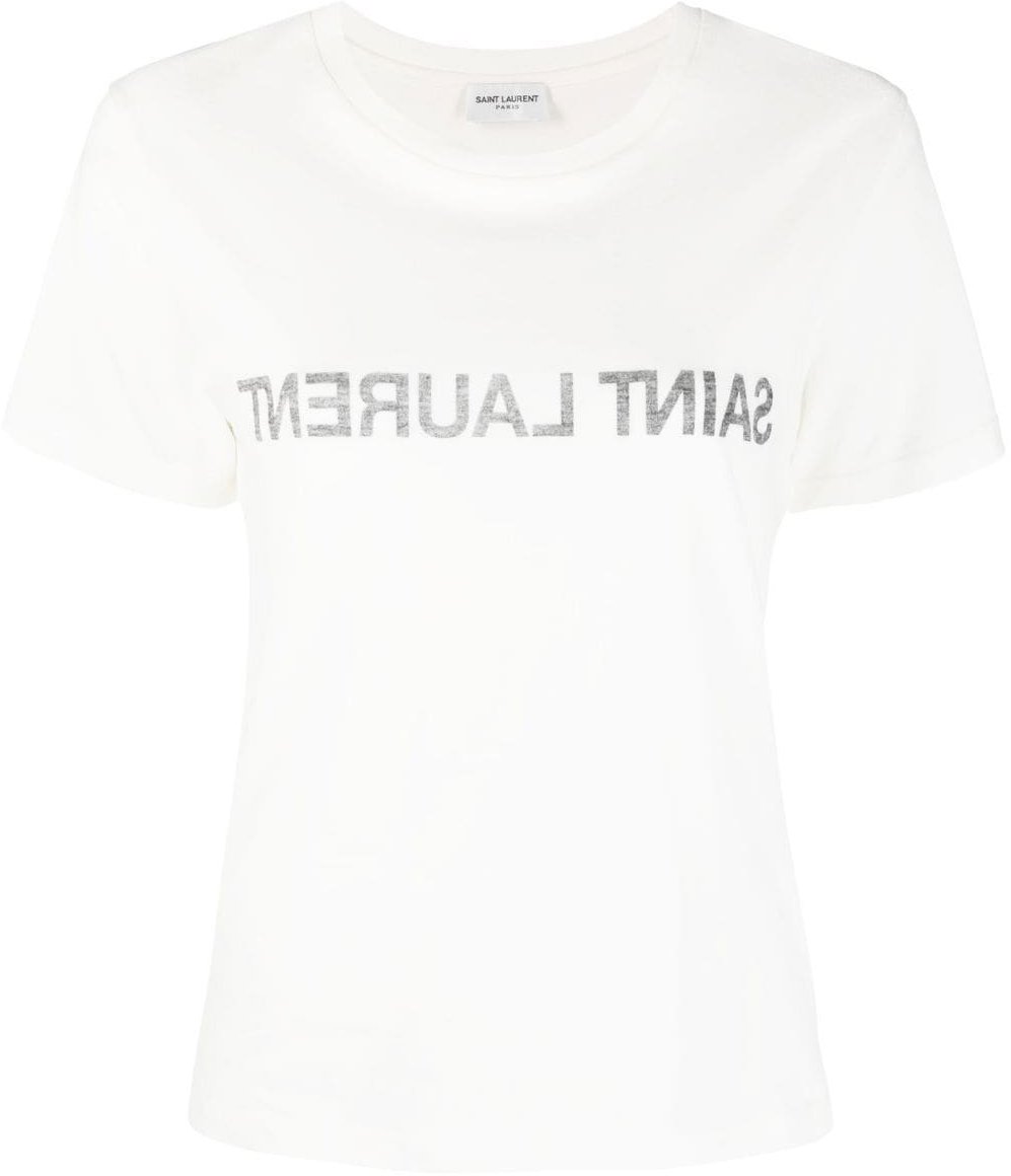 Saint Laurent T-Shirts And Polos White Wit