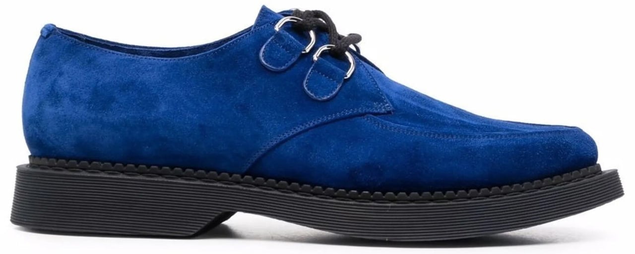 Saint Laurent Saint Laurent Teddy Suede Derbies Blauw