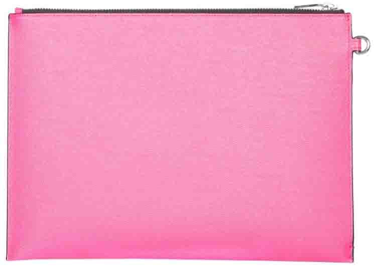 Saint Laurent Rectangular Pink Tablet Holder Roze