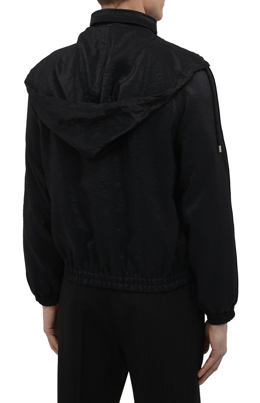 Saint Laurent Saint Laurent Bomber Jacket Zwart