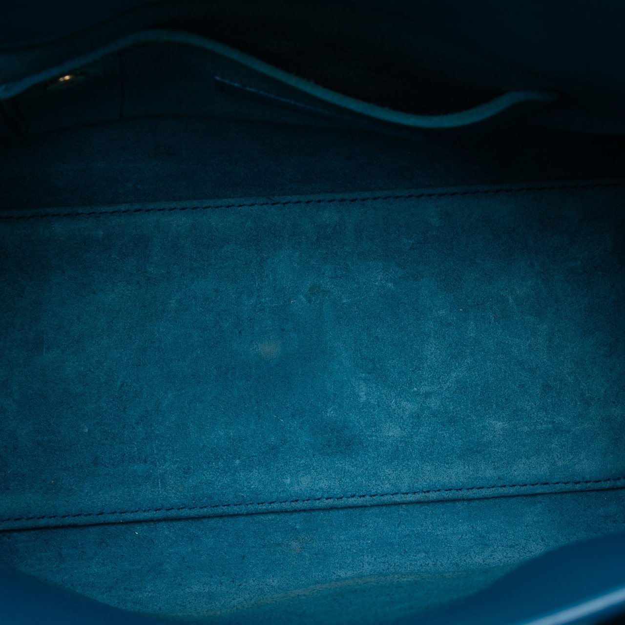 Saint Laurent Baby Leather Sac De Jour Satchel Blauw