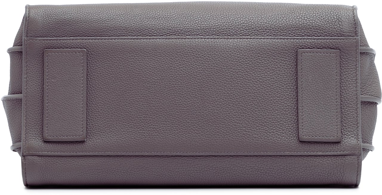 Saint Laurent Small Grained Calfskin Supple Sac De Jour Satchel Grijs