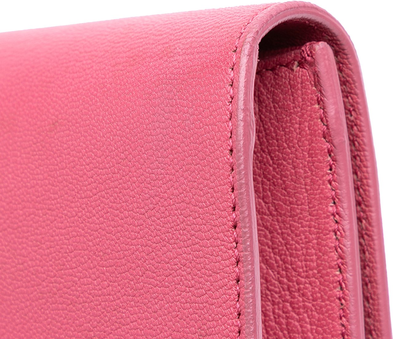 Saint Laurent Small Leather Belle De Jour Clutch Roze