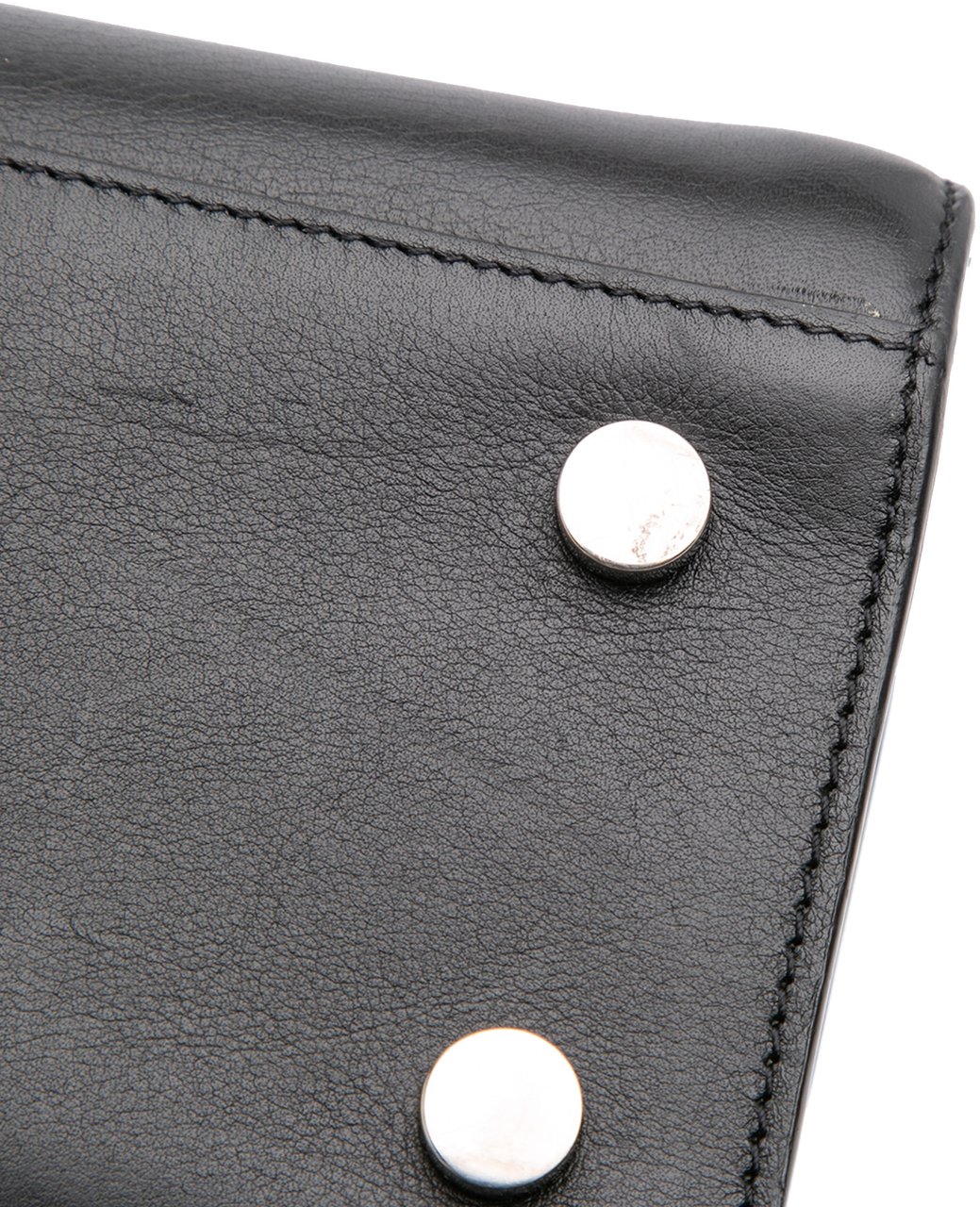 Saint Laurent Baby Leather Patch Embellished Sac De Jour Satchel Zwart