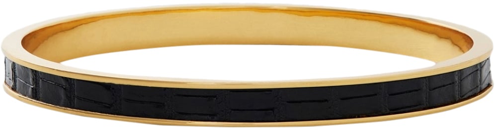 Saint Laurent Opyum Cassandre Logo Bracelet Zwart