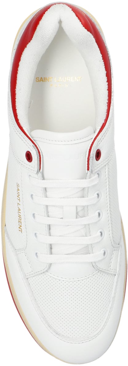 Saint Laurent Sl/61 Logo Low-top Sneakers Wit