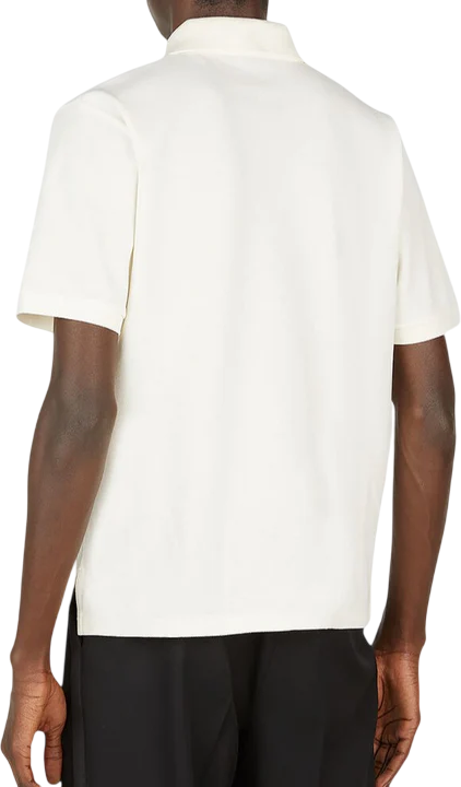 Saint Laurent Polo Cassandre Bianca Wit