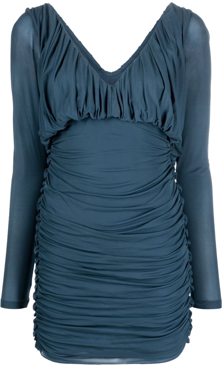 Saint Laurent Dresses Blue Blauw