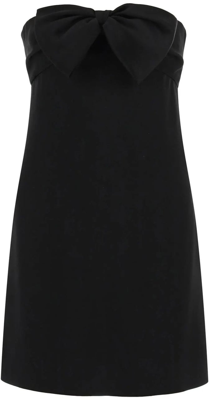 Saint Laurent Saint Laurent Mini Dress Zwart