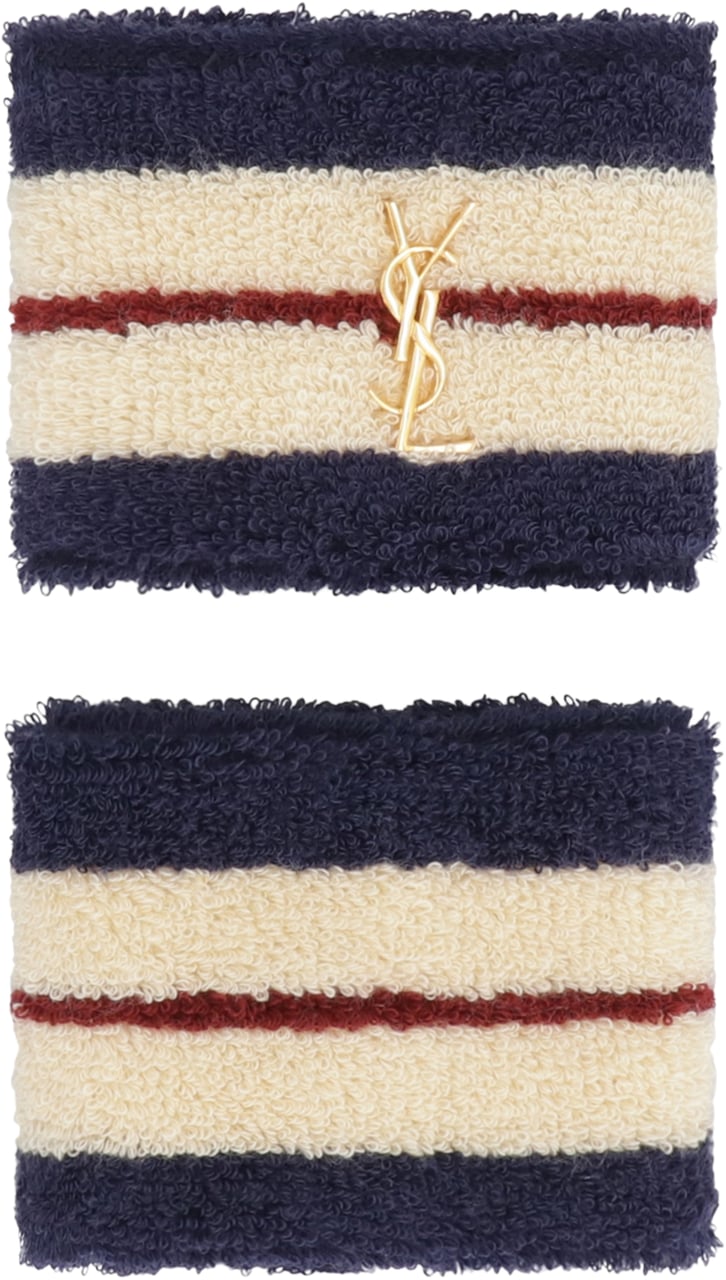 Saint Laurent Knitted cuffs Wit