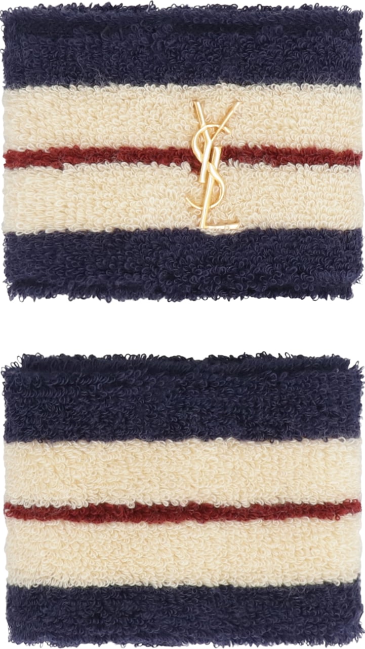 Saint Laurent Knitted cuffs Wit