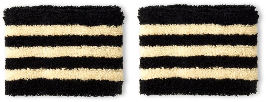 Saint Laurent Cassandre Ysl Logo Cuffs Zwart