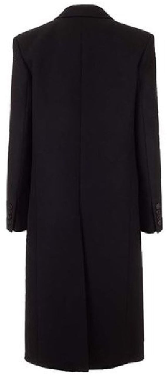 Saint Laurent Saint Laurent Satin Coat Zwart