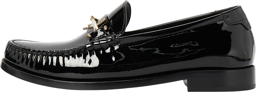 Saint Laurent Mocassino Penny nero Zwart