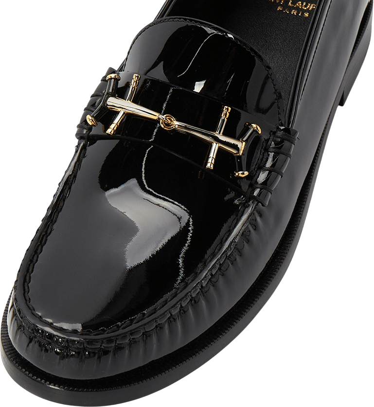 Saint Laurent Mocassino Penny nero Zwart