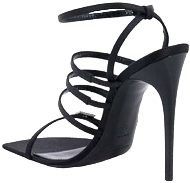 Saint Laurent Sandal Black Zwart