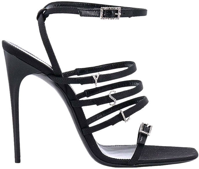 Saint Laurent Sandal Black Zwart