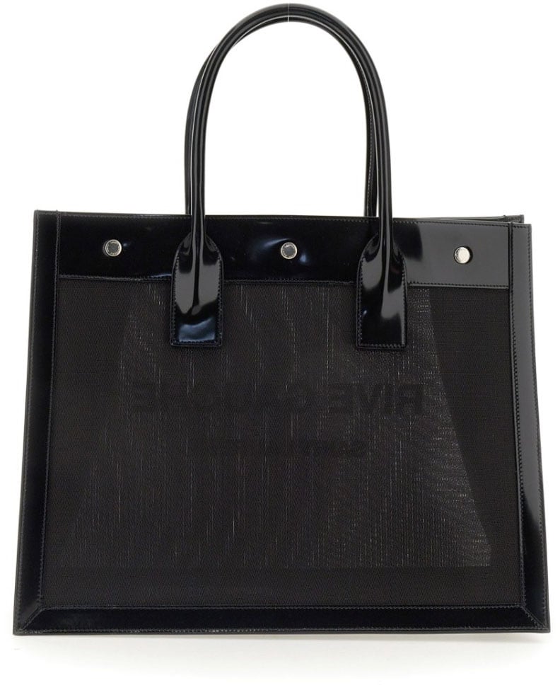 Saint Laurent Bag Rive Gauche Small Zwart