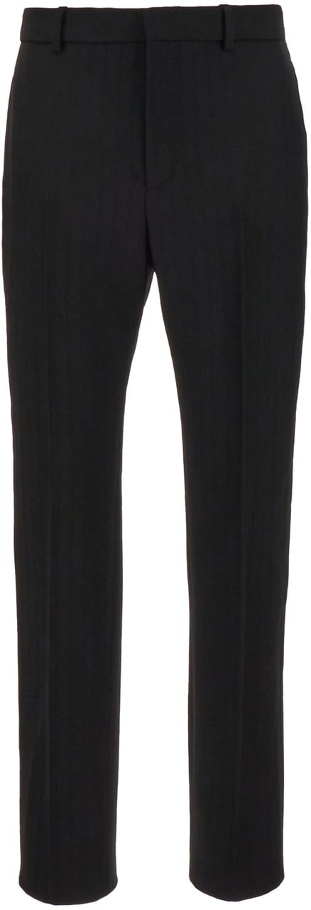 Saint Laurent Saint Laurent Black wool pants Zwart