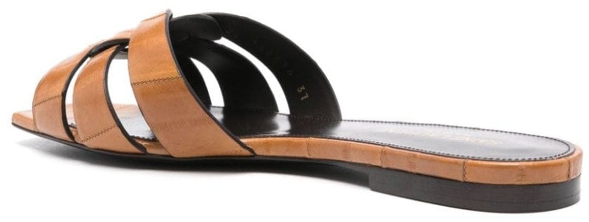 Saint Laurent Saint Laurent Tribute Flat Sandals Bruin