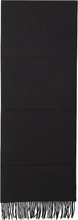 Saint Laurent Sciarpa in Cashmere Nera Zwart